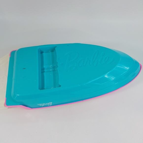 2020 Mattel Barbie Speedboat Pink Turquoise Lake Pool Beach Floating Boat ONLY - Picture 5 of 5